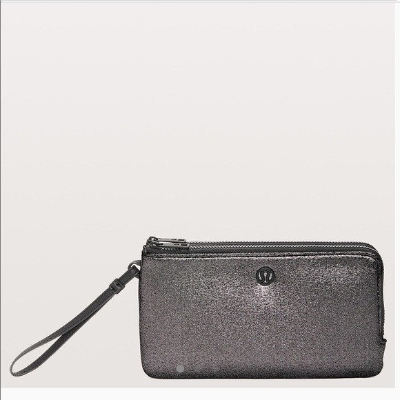 lululemon athletica Handbags - Lululemon Silver now and Always Pouch